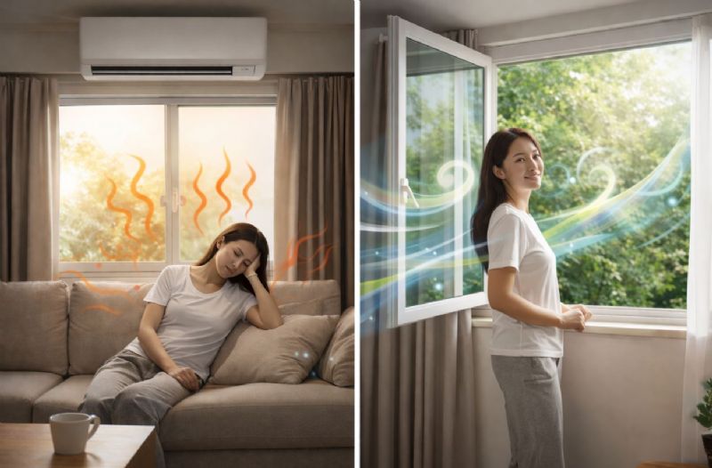 冷氣房不通風超NG！吹冷氣也要定時開窗換新鮮空氣